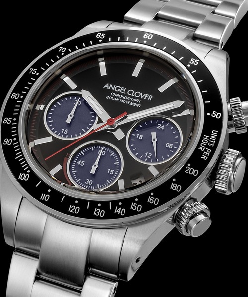 ANGELCLOVER（エンジェルクローバー）の「Angel Clover/エンジェルクローバー タイムクラフトソーラー 腕時計 ACL-TCS40SBK メンズ（アナログ腕時計・メンズ・ブラック・FREE）」の2枚目の写真