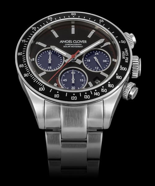 ANGELCLOVER（エンジェルクローバー）の「Angel Clover/エンジェルクローバー タイムクラフトソーラー 腕時計 ACL-TCS40SBK メンズ（アナログ腕時計・メンズ・ブラック・FREE）」の3枚目の写真