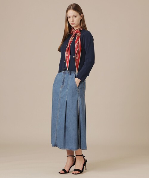 MACKINTOSH LONDON（マッキントッシュ ロンドン）の「フルニードルニットカーディガン（カーディガン/ボレロ・レディース・チャコールグレー/ダークネイビー/ネイビー・40/38）」の14枚目の写真