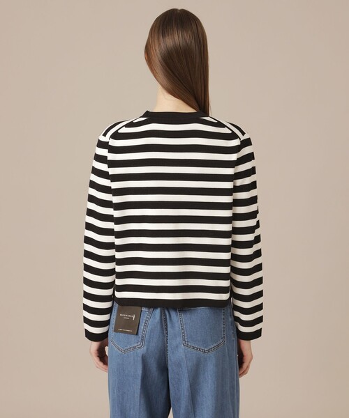 MACKINTOSH LONDON（マッキントッシュ ロンドン）の「フルニードルニットカーディガン（カーディガン/ボレロ・レディース・チャコールグレー/ダークネイビー/ネイビー・40/38）」の10枚目の写真