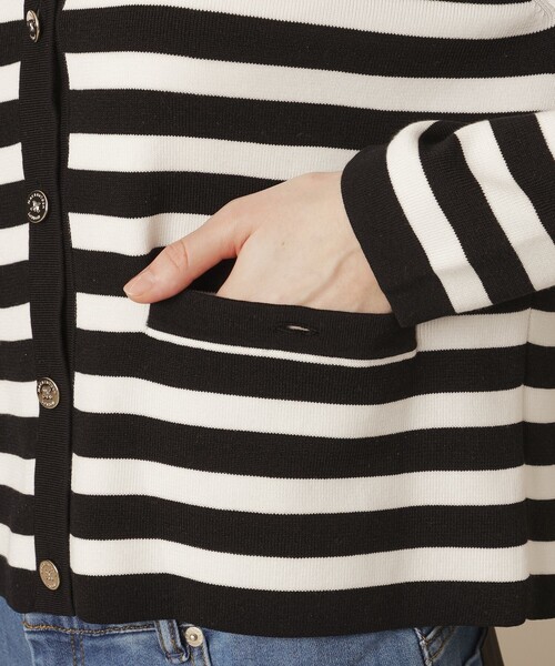 MACKINTOSH LONDON（マッキントッシュ ロンドン）の「フルニードルニットカーディガン（カーディガン/ボレロ・レディース・チャコールグレー/ダークネイビー/ネイビー・40/38）」の9枚目の写真