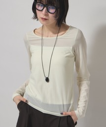 leimn | カップ付きシアートップス(Tシャツ/カットソー)