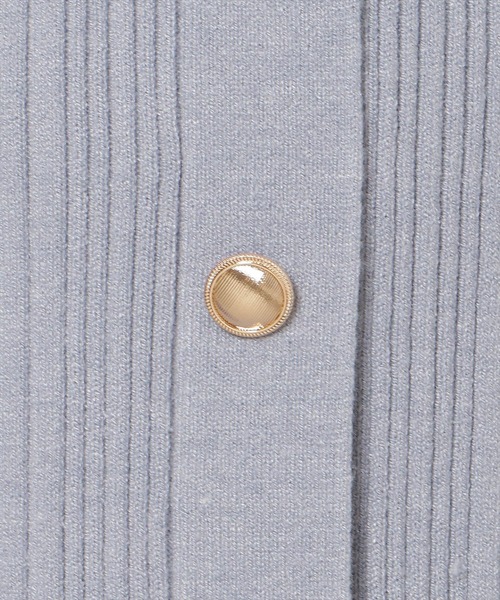 WILLSELECTION（ウィルセレクション）の「フロントボタンリボンタイニットワンピース（ワンピース・レディース・ピンク/ネイビー/ブルー/オフホワイト・FREE）」の9枚目の写真