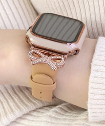 Apple Watch Band / アップルウォッチ ジルコニアリボンチャームバンド / Urban Coral