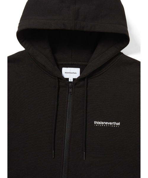 thisisneverthat（ディスイズネバーザット）の「INTL. Logo Zip Up Hoodie（パーカー・メンズ・ダークネイビー/フューシャピンク/ヘザーグレー/ブラック系その他・L/M/S/XL）」の5枚目の写真