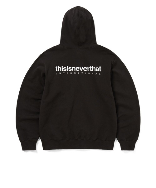 thisisneverthat（ディスイズネバーザット）の「INTL. Logo Zip Up Hoodie（パーカー・メンズ・ダークネイビー/フューシャピンク/ヘザーグレー/ブラック系その他・L/M/S/XL）」の9枚目の写真