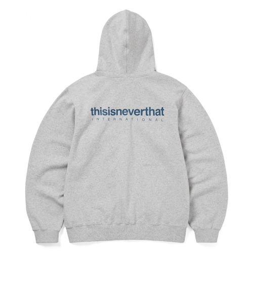 thisisneverthat（ディスイズネバーザット）の「INTL. Logo Zip Up Hoodie（パーカー・メンズ・ダークネイビー/フューシャピンク/ヘザーグレー/ブラック系その他・L/M/S/XL）」の10枚目の写真