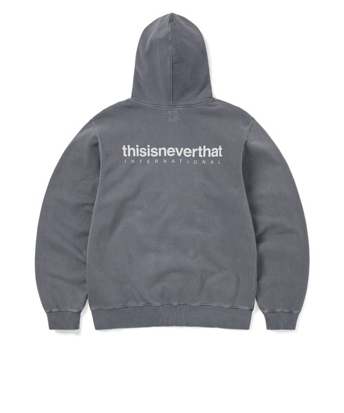 thisisneverthat（ディスイズネバーザット）の「INTL. Logo Zip Up Hoodie（パーカー・メンズ・ダークネイビー/フューシャピンク/ヘザーグレー/ブラック系その他・L/M/S/XL）」の11枚目の写真