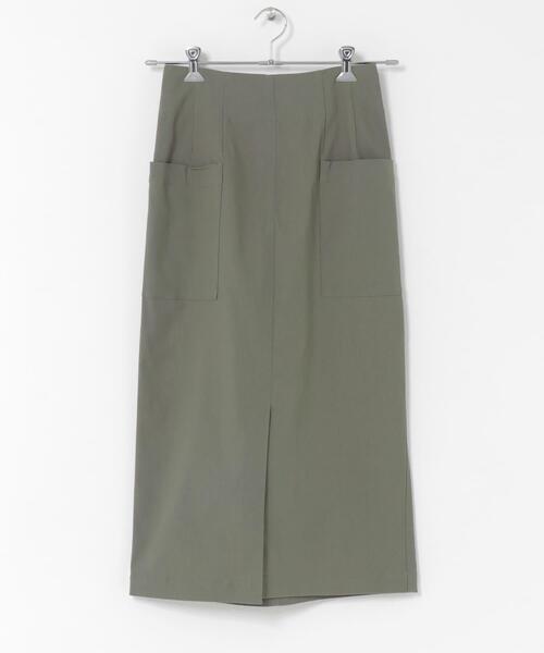 ITEMS URBANRESEARCH（アイテムズ アーバンリサーチ）の「『Sサイズあり』ストレッチタイトスカート（スカート・レディース・ブラック/カーキ/ベージュ・SMALL/MEDIUM）」の8枚目の写真