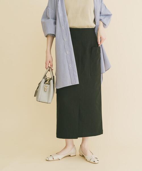 ITEMS URBANRESEARCH（アイテムズ アーバンリサーチ）の「『Sサイズあり』ストレッチタイトスカート（スカート・レディース・ブラック/カーキ/ベージュ・SMALL/MEDIUM）」の10枚目の写真