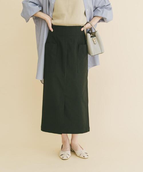 ITEMS URBANRESEARCH（アイテムズ アーバンリサーチ）の「『Sサイズあり』ストレッチタイトスカート（スカート・レディース・ブラック/カーキ/ベージュ・SMALL/MEDIUM）」の11枚目の写真