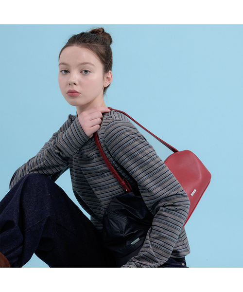 MICANE(ミケーネ)の「エバレットストライプカラーティー(Tシャツ/カットソー・レディース・チャコールグレー/ネイビー/Beige・SMALL/MEDIUM/LARGE/X-LARGE)」の2枚目の写真