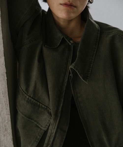 VION(ヴィオン)の「ミリタリーブルゾン / Military Blouson(ブルゾン・レディース・カーキ・FREE)」の1枚目の写真