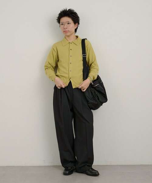 WHIMSIC（ウィムジック）の「【UNISEX】ダブルポケットスリングバッグ（ショルダーバッグ・レディース・オリーブ/ブラック・ONE SIZE）」の15枚目の写真