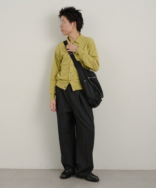 WHIMSIC（ウィムジック）の「【UNISEX】ダブルポケットスリングバッグ（ショルダーバッグ・レディース・オリーブ/ブラック・ONE SIZE）」の16枚目の写真