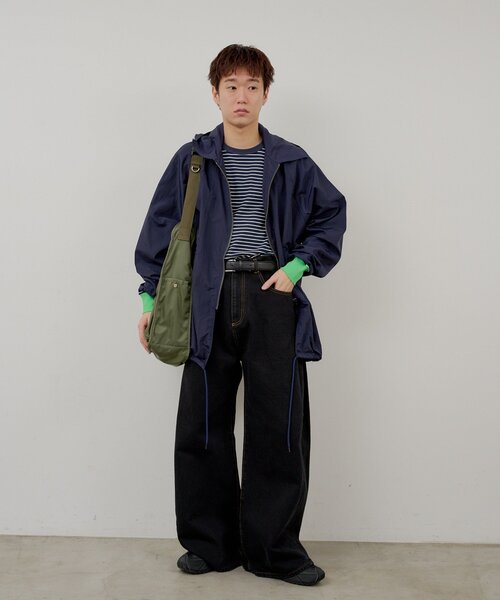 WHIMSIC（ウィムジック）の「【UNISEX】ダブルポケットスリングバッグ（ショルダーバッグ・レディース・オリーブ/ブラック・ONE SIZE）」の21枚目の写真