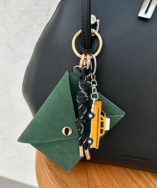 BARNYARDSTORM（バンヤードストーム）の「BARNYARDSTORM / ジャラジャラチャーム２（キーホルダー・レディース・ベージュ/グレー/ピンク/グリーン/ブラウン/イエロー・FREE）」の5枚目の写真