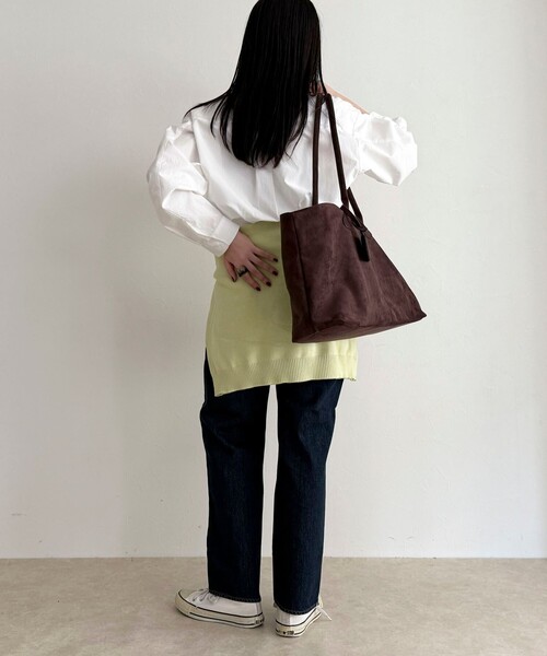 fredy emue（フレディエミュ）の「【GEVACO/ゲバコ】別注ドットボタンシャツ（シャツ/ブラウス・レディース・ベージュ/オフホワイト/チャコールグレー/ベージュ系その他・38）」の6枚目の写真