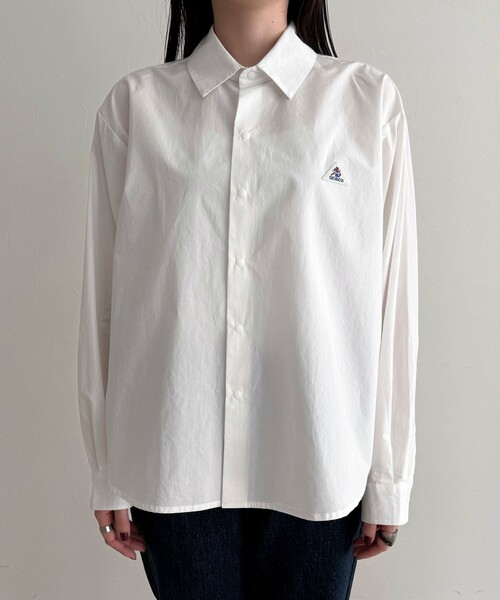 fredy emue（フレディエミュ）の「【GEVACO/ゲバコ】別注ドットボタンシャツ（シャツ/ブラウス・レディース・ベージュ/オフホワイト/チャコールグレー/ベージュ系その他・38）」の13枚目の写真