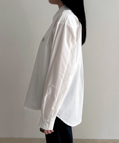 fredy emue（フレディエミュ）の「【GEVACO/ゲバコ】別注ドットボタンシャツ（シャツ/ブラウス・レディース・ベージュ/オフホワイト/チャコールグレー/ベージュ系その他・38）」の14枚目の写真