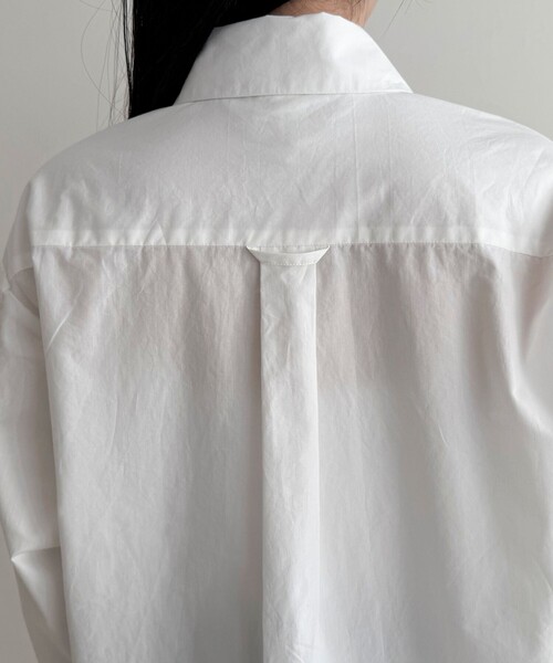 fredy emue（フレディエミュ）の「【GEVACO/ゲバコ】別注ドットボタンシャツ（シャツ/ブラウス・レディース・ベージュ/オフホワイト/チャコールグレー/ベージュ系その他・38）」の16枚目の写真