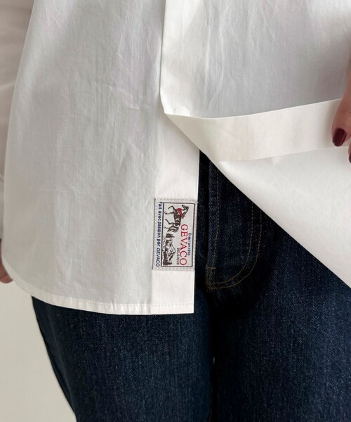 fredy emue（フレディエミュ）の「【GEVACO/ゲバコ】別注ドットボタンシャツ（シャツ/ブラウス・レディース・ベージュ/オフホワイト/チャコールグレー/ベージュ系その他・38）」の20枚目の写真