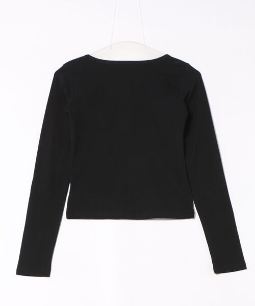 GORGE（ゴージ）の「《ヘンリーネック仕様》カットソー／春秋／全3色（Tシャツ/カットソー・レディース・グレー/オフホワイト/ブラック・F）」の13枚目の写真