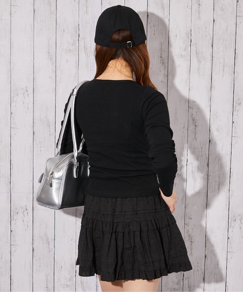 GORGE（ゴージ）の「《ヘンリーネック仕様》カットソー／春秋／全3色（Tシャツ/カットソー・レディース・グレー/オフホワイト/ブラック・F）」の15枚目の写真
