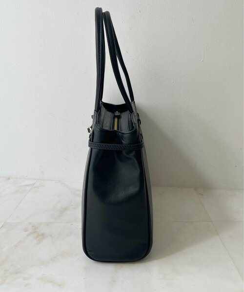 gemeil（ジェムイル）の「ベルトトートバッグ（PT-351）（トートバッグ・レディース・ブラック/ダークブラウン・FREE）」の8枚目の写真