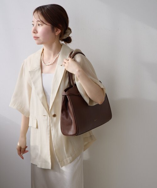 gemeil（ジェムイル）の「ベルトトートバッグ（PT-351）（トートバッグ・レディース・ブラック/ダークブラウン・FREE）」の22枚目の写真