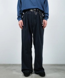 Jieda(�W�G�_)��STRIPE WIDE ONE TUCK PANTS(�X���b�N�X)