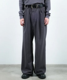 Jieda | STRIPE WIDE ONE TUCK PANTS(スラックス)