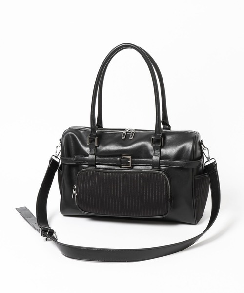 HARE（ハレ）の「イソザイポケットボストンバッグ(HARE)（ボストンバッグ・レディース・ブラック/ブラック系その他・FREE）」の10枚目の写真