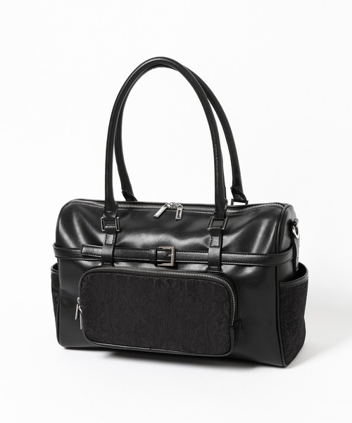 HARE（ハレ）の「イソザイポケットボストンバッグ(HARE)（ボストンバッグ・レディース・ブラック/ブラック系その他・FREE）」の13枚目の写真