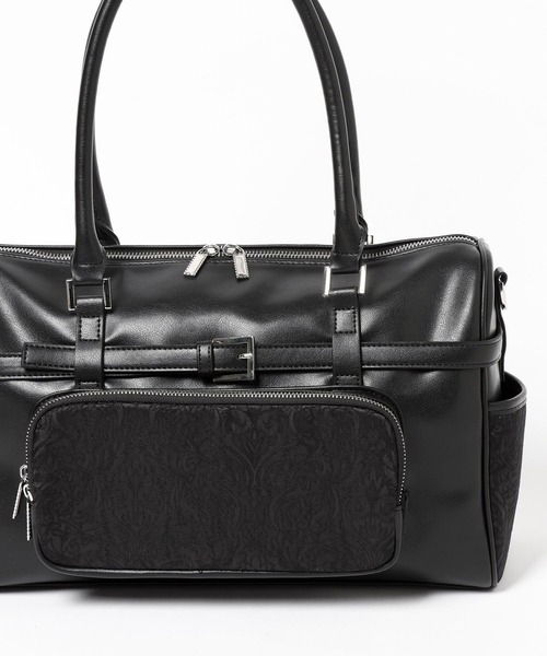 HARE（ハレ）の「イソザイポケットボストンバッグ(HARE)（ボストンバッグ・レディース・ブラック/ブラック系その他・FREE）」の17枚目の写真