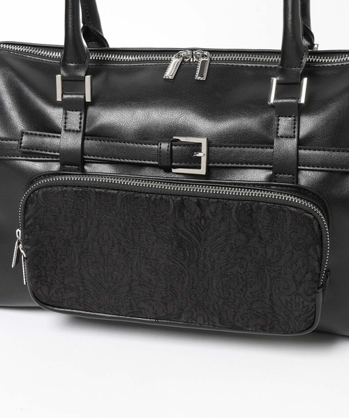 HARE（ハレ）の「イソザイポケットボストンバッグ(HARE)（ボストンバッグ・レディース・ブラック/ブラック系その他・FREE）」の21枚目の写真