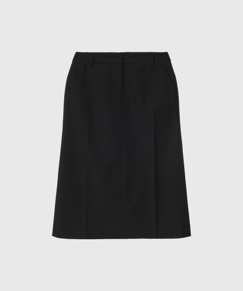 LOOKAST(ルックキャスト)の「セレン Hライン ミディスカート_ブラック / SEREN H LINE MIDI SKIRT_BLACK(スカート・レディース・ブラック・SMALL/MEDIUM)」の3枚目の写真