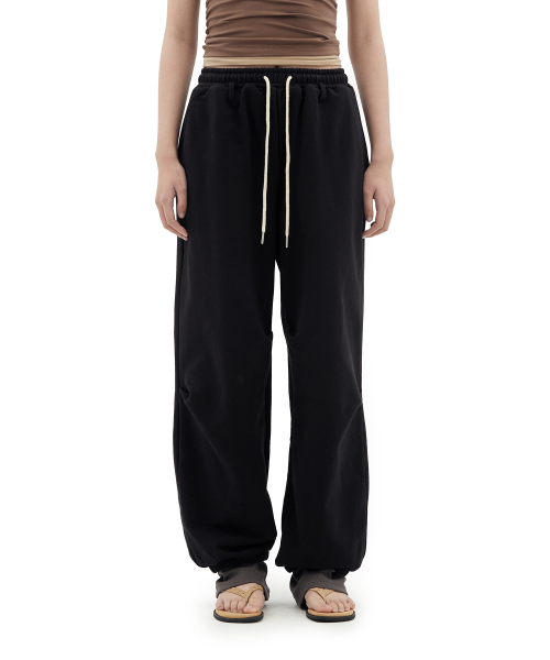 DEFGARMENTS（デフグラメンツ）の「LAYERED SWEAT PANTS [BLACK]（スウェットパンツ・レディース・その他・SMALL/LARGE）」の6枚目の写真