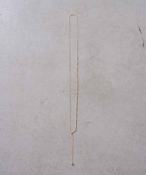 Jena espace merveilleux（ジェナ　エスパスメルヴェイユ）の「ナローロングスライドネックレス（リング・レディース・ゴールド/シルバー・FREE）」の5枚目の写真