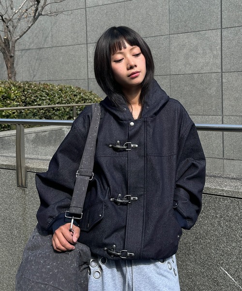 kutir（クティール）の「FIREMAN ASSORTED HOOD BLOUSON／ファイヤーマンアソートフードブルゾン（ブルゾン・メンズ・ベージュ/ブラック/インディゴブルー・SMALL/LARGE/MEDIUM）」の15枚目の写真