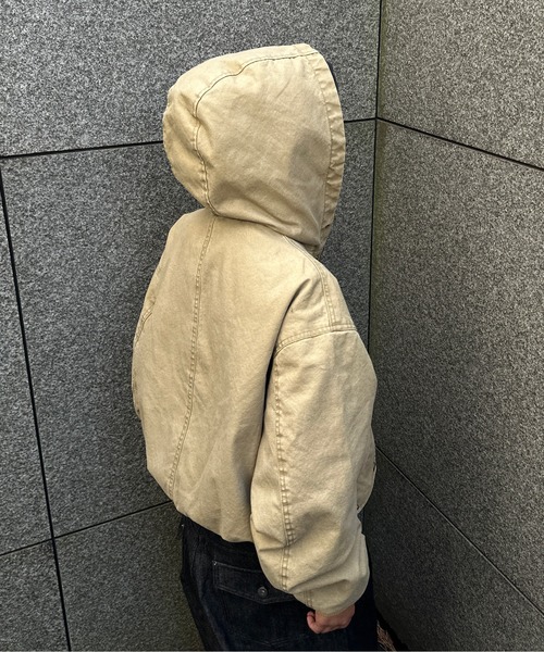 kutir（クティール）の「FIREMAN ASSORTED HOOD BLOUSON／ファイヤーマンアソートフードブルゾン（ブルゾン・メンズ・ベージュ/ブラック/インディゴブルー・SMALL/LARGE/MEDIUM）」の22枚目の写真