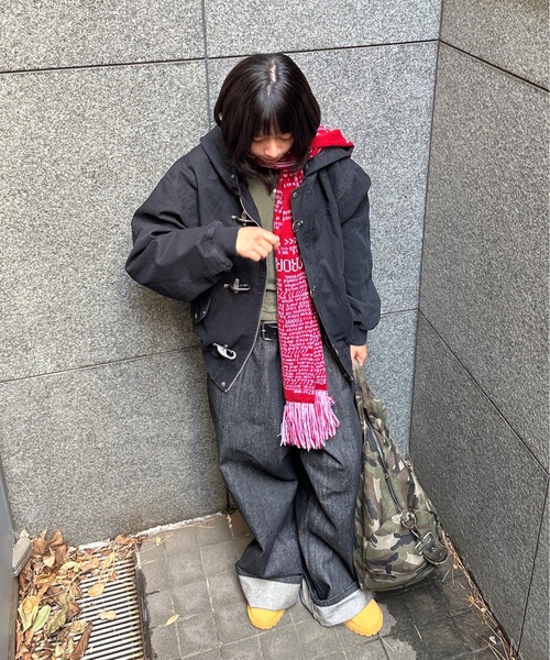 kutir（クティール）の「FIREMAN ASSORTED HOOD BLOUSON／ファイヤーマンアソートフードブルゾン（ブルゾン・メンズ・ベージュ/ブラック/インディゴブルー・SMALL/LARGE/MEDIUM）」の7枚目の写真