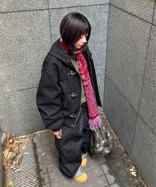 kutir（クティール）の「FIREMAN ASSORTED HOOD BLOUSON／ファイヤーマンアソートフードブルゾン（ブルゾン・メンズ・ベージュ/ブラック/インディゴブルー・SMALL/LARGE/MEDIUM）」の8枚目の写真