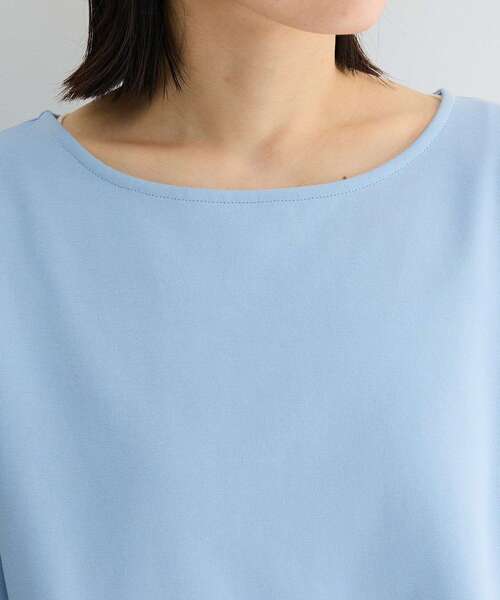 Green Parks(グリーンパークス)の「パールスリーブカットプルオーバー(Tシャツ/カットソー・レディース・サックスブルー/ブラック/ライトグレー/ホワイト系その他2・FREE)」の11枚目の写真