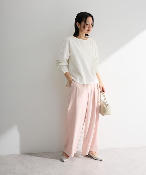 Green Parks(グリーンパークス)の「パールスリーブカットプルオーバー(Tシャツ/カットソー・レディース・サックスブルー/ブラック/ライトグレー/ホワイト系その他2・FREE)」の19枚目の写真