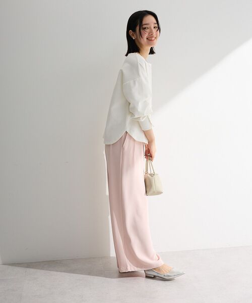 Green Parks(グリーンパークス)の「パールスリーブカットプルオーバー(Tシャツ/カットソー・レディース・サックスブルー/ブラック/ライトグレー/ホワイト系その他2・FREE)」の20枚目の写真