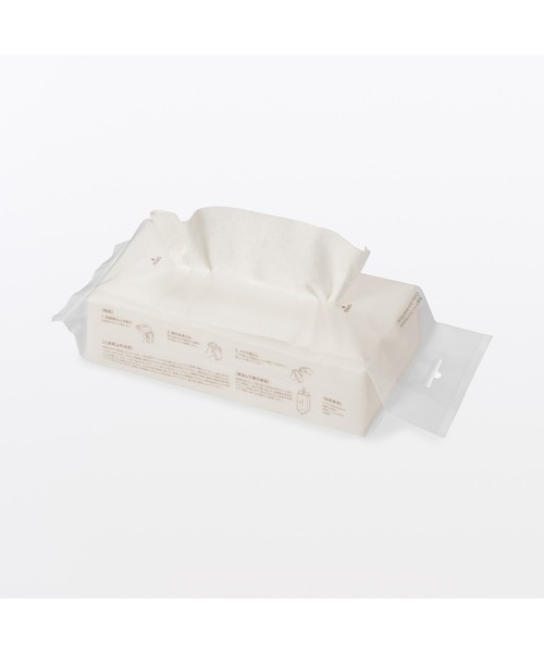 無印良品（ムジルシリョウヒン）の「生成コットンフェイスタオル　６０枚入　約２０×２０ｃｍ（その他ビューティーグッズ・レディース・その他・FREE）」の3枚目の写真