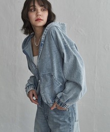 notch.（ノッチ）の「【notch.by yui】Wジップデニムパーカー（デニムジャケット）」