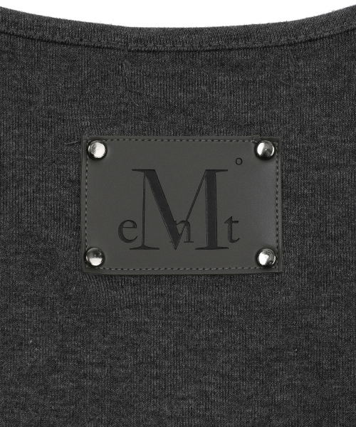 MUCENT(ムセント)の「ラフィアVネック7部Tシャツ(2カラー)(Tシャツ/カットソー・レディース・チャコール/ブルー・FREE)」の10枚目の写真