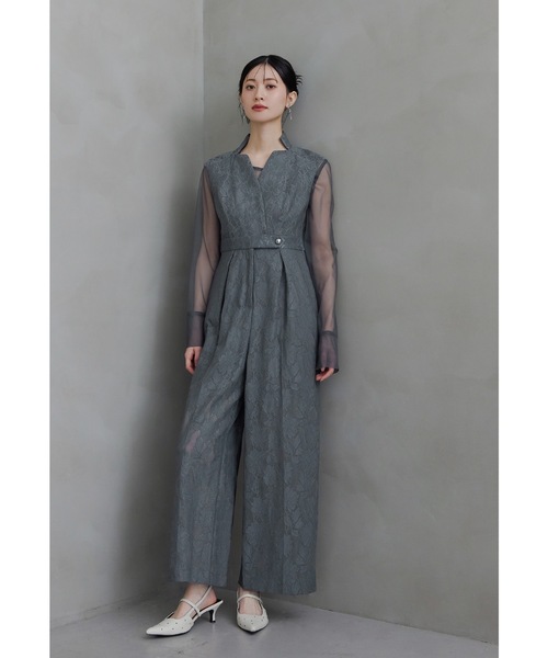 niana（ニアナ）の「ボンディングレースオールインワンドレス 2点